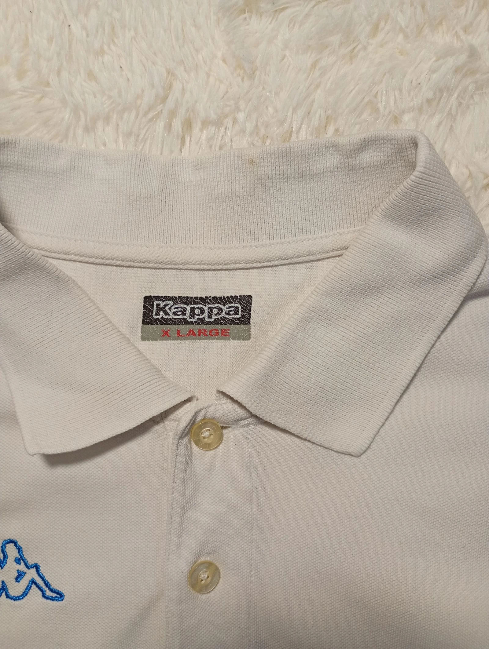 Kappa Sport Polo Branco GG - Y2K Vintage – photo 3